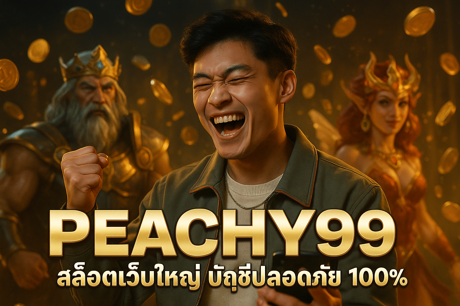 PEACHY99 สล็อตเว็บใหญ่ บัญชีปลอดภัย 100%