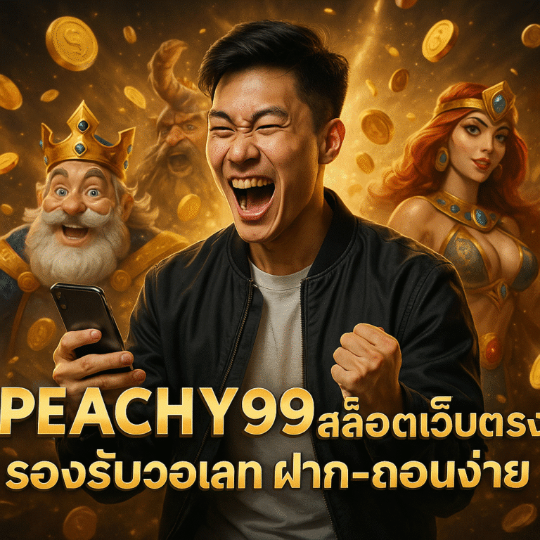 PEACHY99 สล็อตเว็บตรง รองรับวอเลท ฝาก-ถอนง่าย