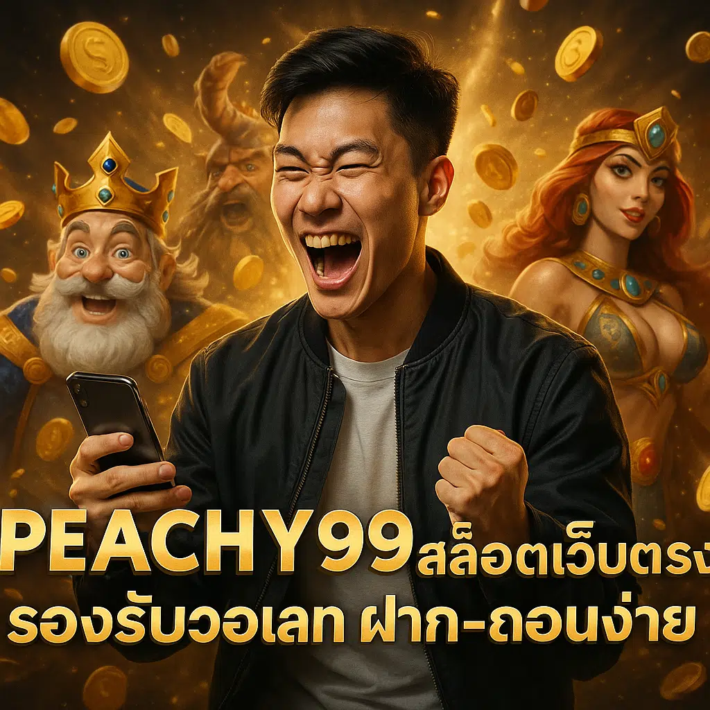 PEACHY99 สล็อตเว็บตรง รองรับวอเลท ฝาก-ถอนง่าย