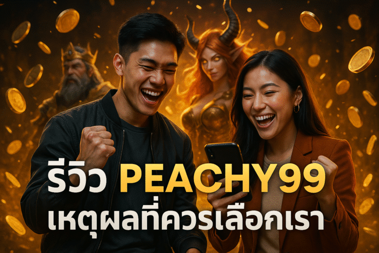 รีวิว PEACHY99 เหตุผลที่ควรเลือกเรา