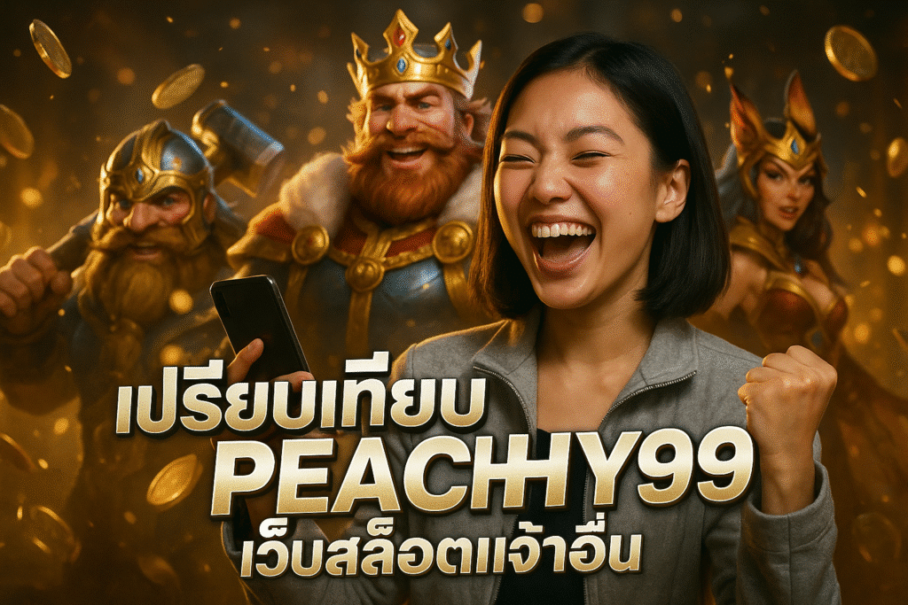 เปรียบเทียบ PEACHY99 เว็บสล็อตเจ้าอื่น ทำไมเลือกเรา