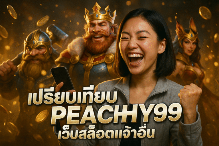 เปรียบเทียบ PEACHY99 เว็บสล็อตเจ้าอื่น ทำไมเลือกเรา