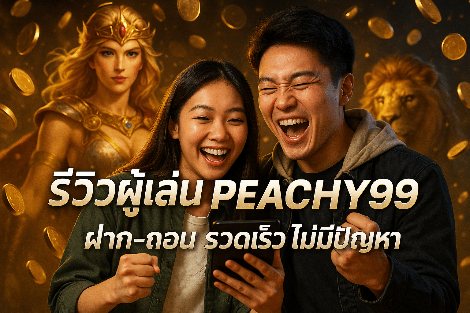 รีวิวผู้เล่น PEACHY99 ฝาก-ถอน รวดเร็ว ไม่มีปัญหา