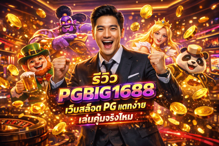 รีวิว PGBIG1688 เว็บสล็อต PG แตกง่าย เล่นคุ้มจริงไหม