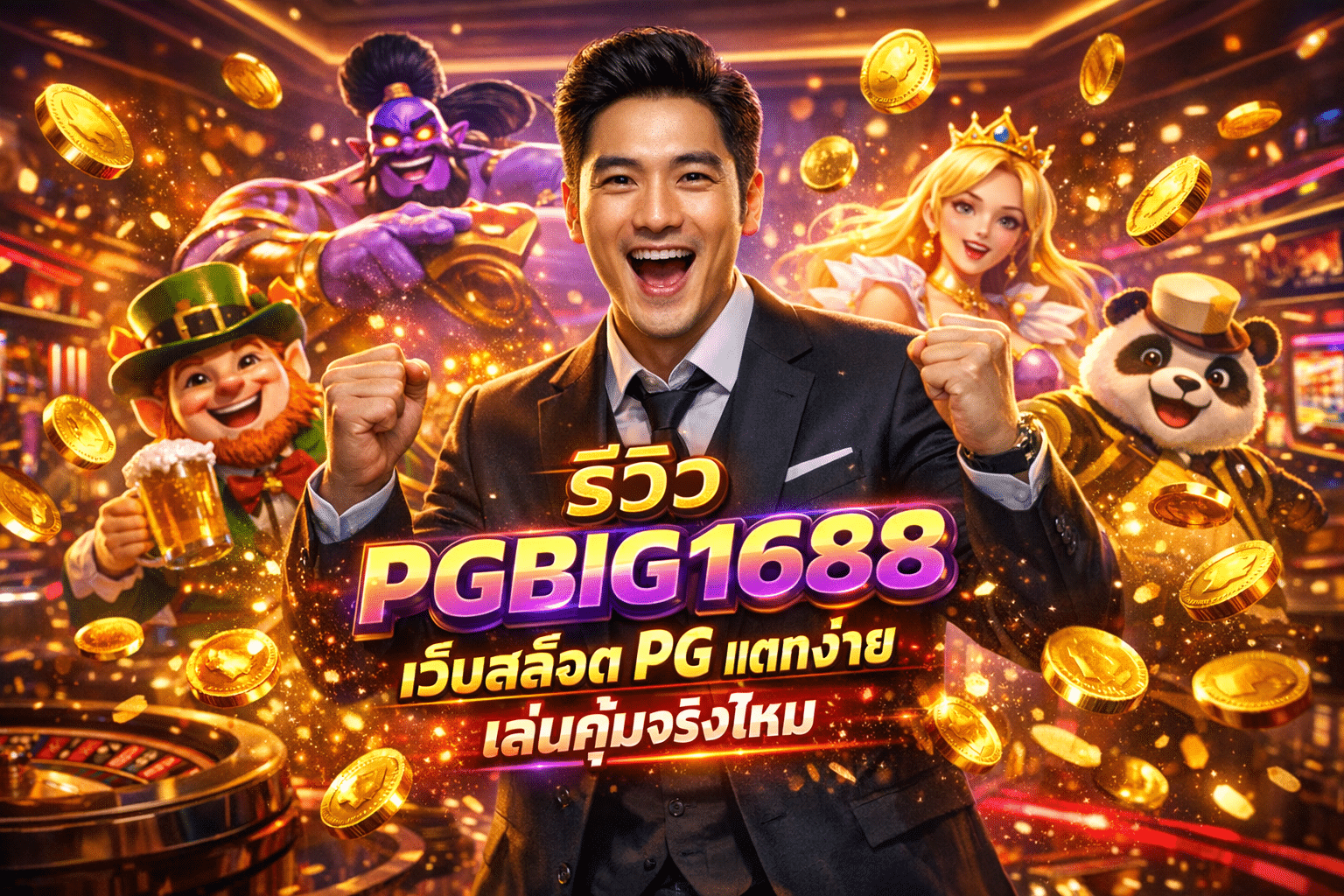 รีวิว PGBIG1688 เว็บสล็อต PG แตกง่าย เล่นคุ้มจริงไหม