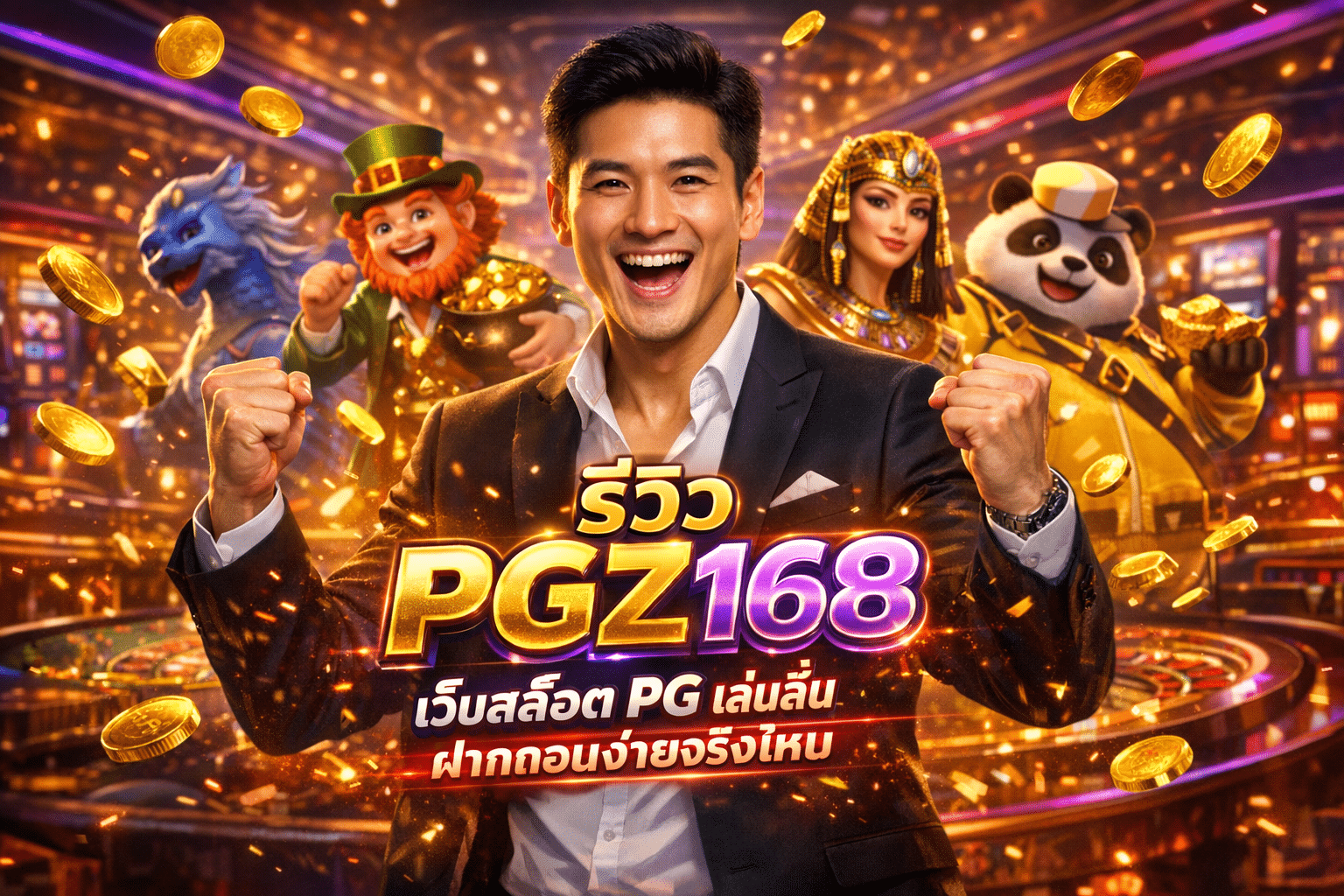 รีวิว PGZ168 เว็บสล็อต PG เล่นลื่น ฝากถอนง่ายจริงไหม