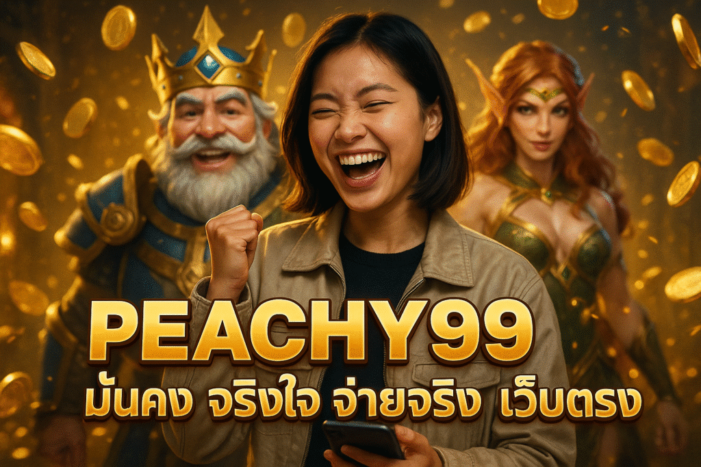 PEACHY99 มั่นคง จริงใจ จ่ายจริง เว็บตรง